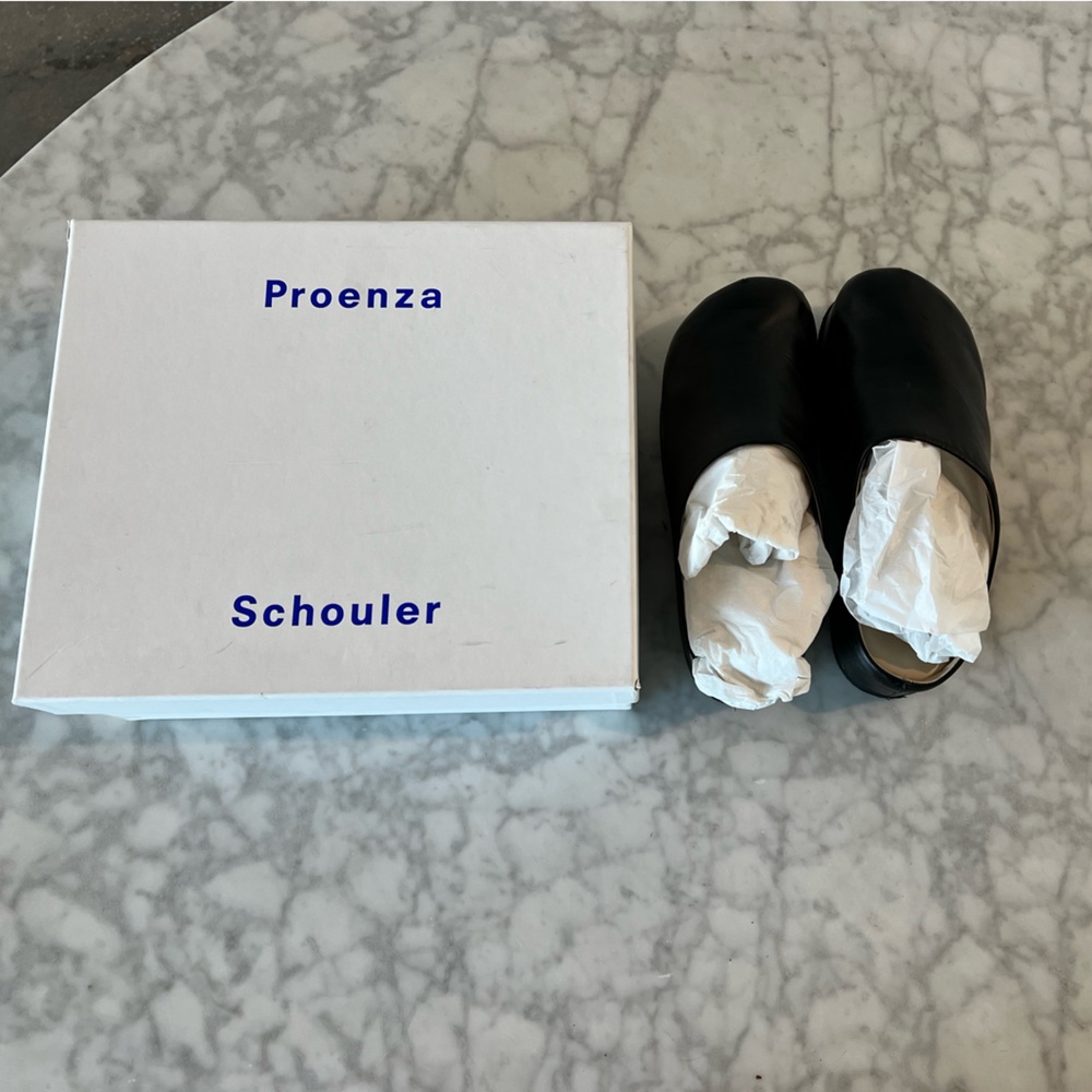 Proenza Schouler All Leather Platform Clogs